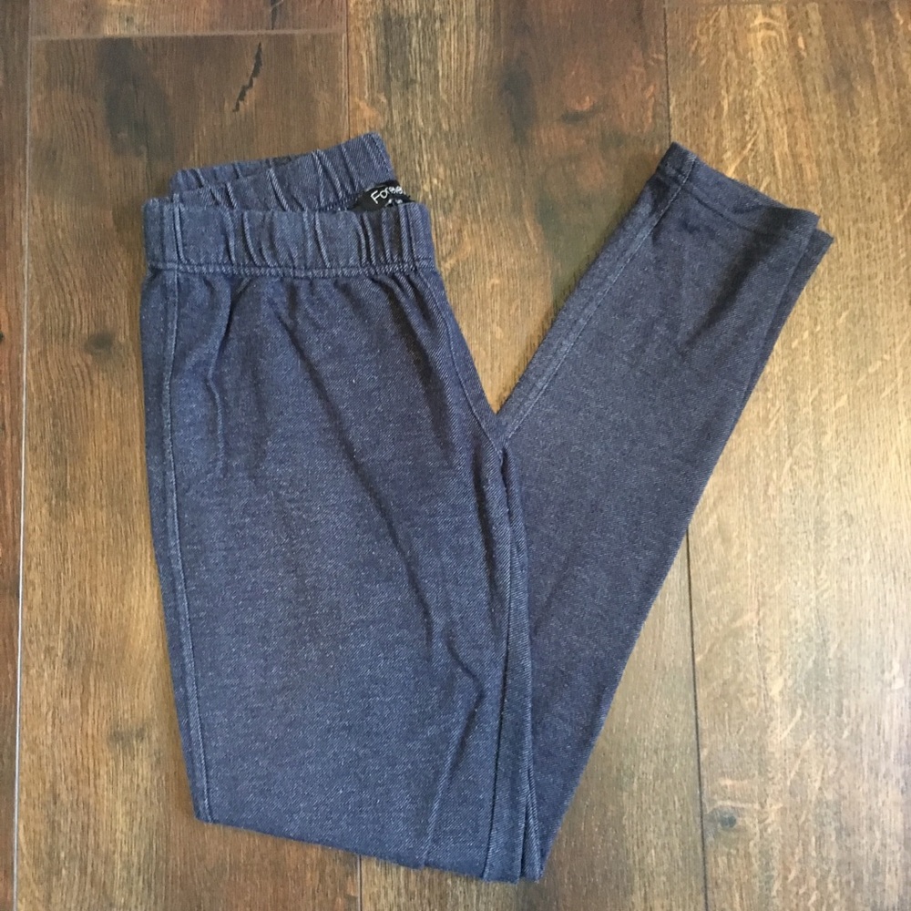 Blue jeggings